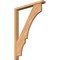 Ekena Millwork Balboa Block Smooth Bracket w/ Offset Brace, Western Red Cedar, 3 1/2"W x 28"D x 40"H BKT0402X28X40BOA05SWR - alternate 1
